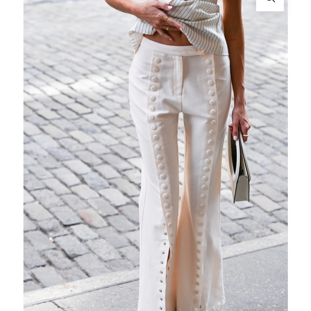 Yllw the label Fabio snap linen pants